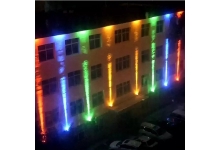Đèn rọi cột ngoài trời đổi màu RGB -  10w giá sỉ 365k.